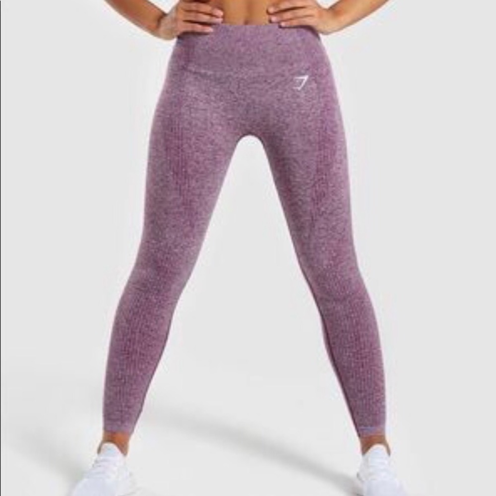 Gymshark Vital Seamless Leggings- Purple- Size:Medium